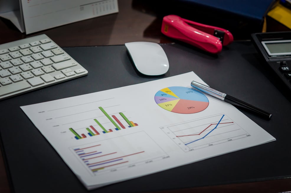 Paper with Graphs and Statistics for Analyzing